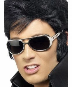 Smiffys Elvis Shades In Gold Or Silver Accessoriesc