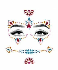 Tomfoolery Day Of The Dead Skeleton Face Jewels