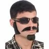 Forum Novelties Facial Hair Disguise Kit-Brown