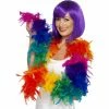 Smiffys Feather Boa - Multi Colour Festival & Pride