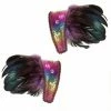 Swedia's Feather Shoulder Pads In Purple