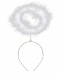 Swedia's Feather Halo-White Accessoriesc