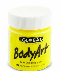 Interalia Group Fluro Yellow Face And Body Paint Accessoriesc