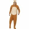 Smiffys Fox All In One Costume - Adult