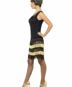 Smiffys 1920s Fringed Flapper Costume Ladiesc