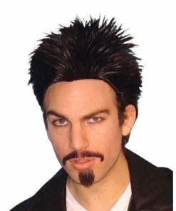 Carnival Products Funky Punk Black Spikey Wig