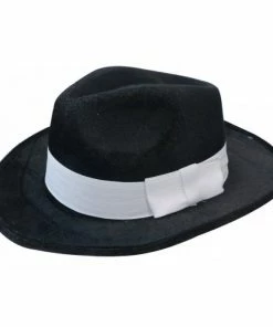 Swedia's Gangster Hat - Deluxe Black Velour