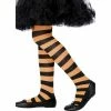 Smiffys Tights Orange & Black - Child 2 Smiffys Tights Orange & Black - Child