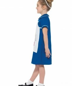 Smiffys Girls Costumes Girls Blue Nurse Costume