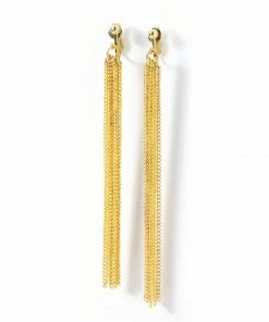 Forum Novelties Gold Chain Disco Fever 70's Earrings