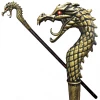 Swedia's Props Gold Dragon Staff 114 Cm
