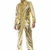 Smiffys Elvis Gold Suit Costume Mensc
