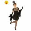 Rubie's Deerfield Gold Flapper Costume-Adult