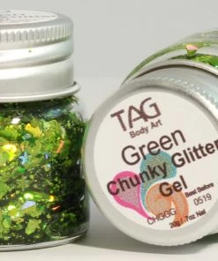Makeup Tag Chunky Glitter Gel - Assorted Colours