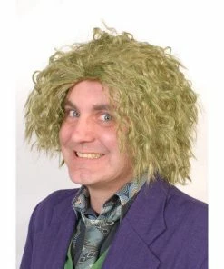 Interalia Group Green Crimped Clown Wig Superheroes & Villains