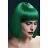 Smiffys Wigsc Green Blunt Cut Bob Wig By Fever-Lola