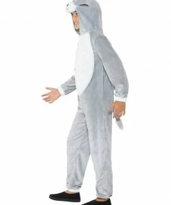 Smiffys Grey Dog Costume - Child Girls Costumes