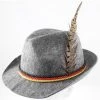 Trademart Accessoriesc Grey German Fedora