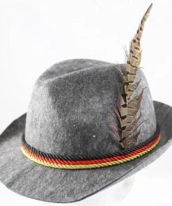 Trademart Accessoriesc Grey German Fedora