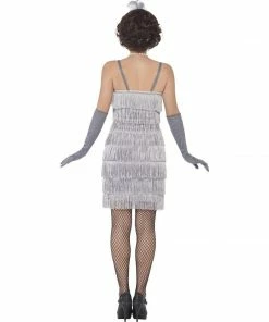 Smiffys Silver Flapper Dress