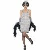 Smiffys Silver Flapper Dress