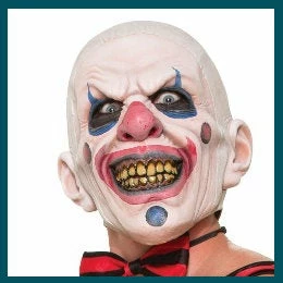 Tomfoolery Twisted Clown Halloween Mask 3 Tomfoolery Twisted Clown Halloween Mask