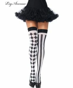 Tomfoolery Accessoriesc Harlequin Thigh Highs - Leg Avenue
