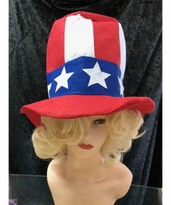 Tomfoolery Uncle Sam Felt Top Hat Hats & Headwear