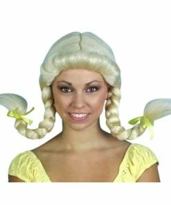 Carnival Products Wig-Heidi Blonde Plaits