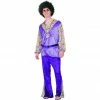 Interalia Group Hippie Mens Costume-Purple