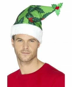 Smiffys Holly Berry Santa Hat Hats & Headwear