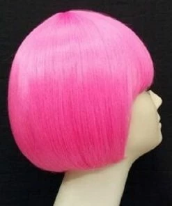 Carnival Products Wig-Hot Pink Short Bob