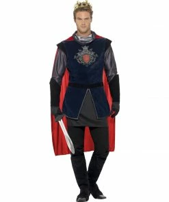 Smiffys King Arthur Deluxe Mens Medieval Costume Mensc