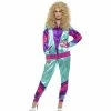 Smiffys Ladiesc 80s Height Of Fashion Shell Suit