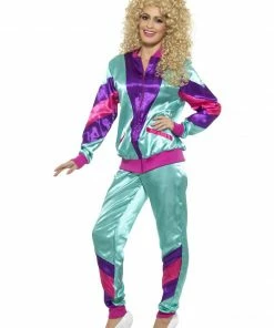 Smiffys Ladiesc 80s Height Of Fashion Shell Suit 7 Smiffys Ladiesc 80s Height Of Fashion Shell Suit