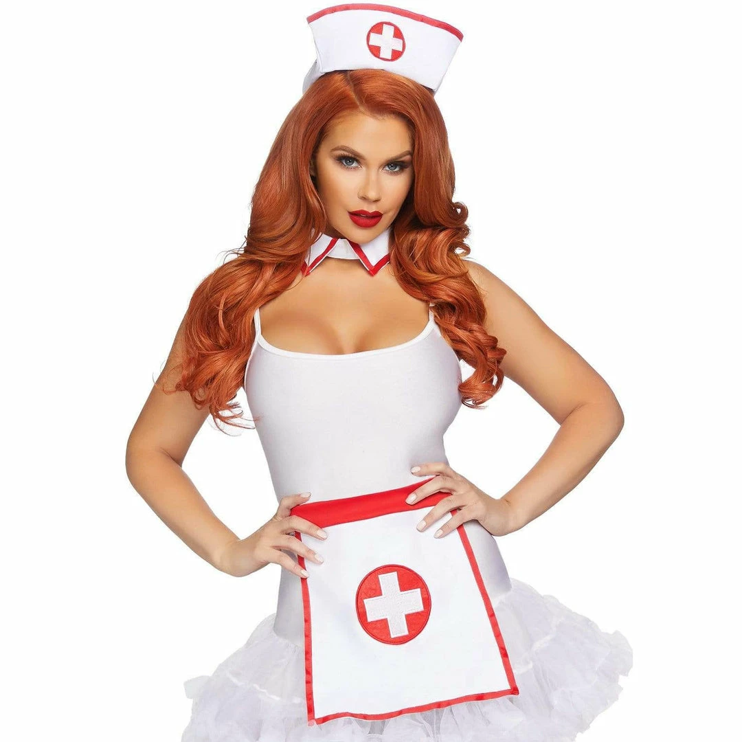 Tomfoolery 3 Pc Nurse Kit By Leg Avenue 3 Tomfoolery 3 Pc Nurse Kit By Leg Avenue