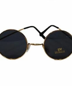 Swedia's Lennon Round Glasses - Dark Accessoriesc