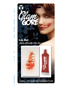 Carnival Products Zombies Tinsley Lip Rot With Blood-Glam Gore 3D FX