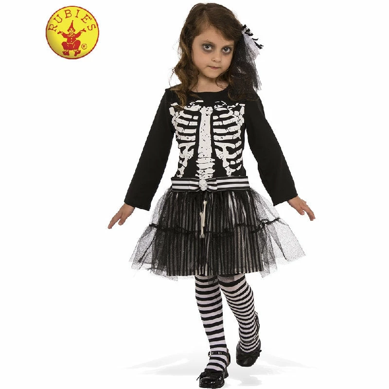 Rubie's Deerfield Little Skeleton Girl Costume 3 Rubie's Deerfield Little Skeleton Girl Costume