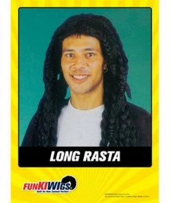 Allen Trading 1960's Long Black Rasta Dreads Wig