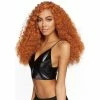 Tomfoolery Long Curly Ginger Wig - Leg Avenue