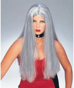 Forum Novelties Long Grey Wig - Ladies