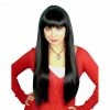 Carnival Products Paris Long Black Wig 1970's