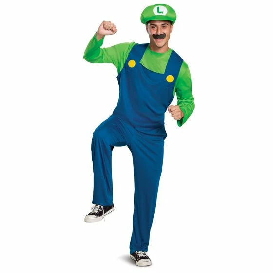 Disguise Costumes Luigi Classic Adult Costume 3 Disguise Costumes Luigi Classic Adult Costume