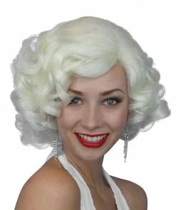 Carnival Products 1920's Marilyn Wig - White