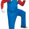 Disguise Costumes Super Mario Brothers Mario Adult