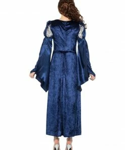 Smiffys Medieval Maid Costume - Blue