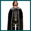 Forum Novelties Mensc Cape With Faux Fur Trim-Black