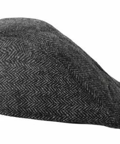 JD Party Mens Vintage Flat Cap - Dark Grey