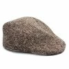 JD Party Mens Vintage Flat Cap - Light Brown Accessoriesc